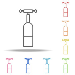 Aufkleber - pepper mill icon. Elements of kitchen in multi color style icons. Simple icon for websites, web design, mobile app, info graphics