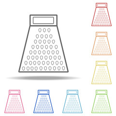 Aufkleber - kitchen grater icon. elements of kitchen in multi color style icons. simple icon for websites, web d