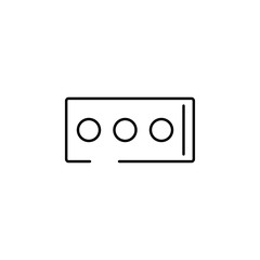 Poster - password icon. Element of security icon. Thin line icon for website design and development, app development. Premium icon