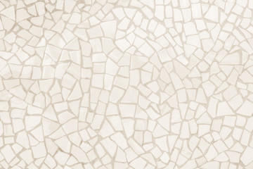 broken tiles mosaic seamless pattern. cream and brown the tile wall high resolution real photo or br