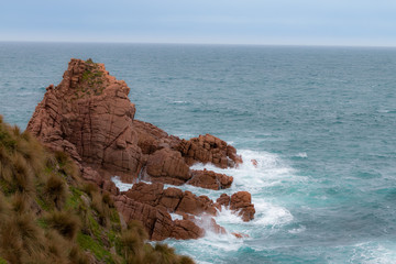 Nature and landscape view at a seashore