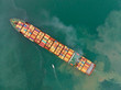 © AU USAnakul - Fresh colorful Container cargo ship, Business International trade and Container logistics export-import harbor to the International port / Shipping Containers concept