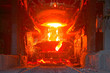converter dumping steel slag in iron and steel co., China