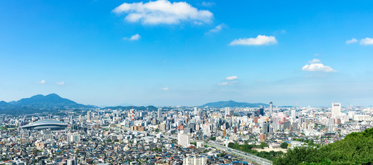 福岡県　街並み　北九州市