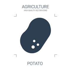 Canvas Print - potato icon