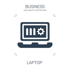 Poster - laptop icon