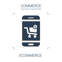 Poster - ecommerce icon