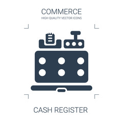 Poster - cash register icon