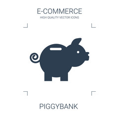 Canvas Print - piggybank icon