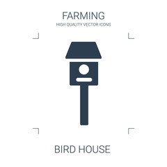 Wall Mural - bird house icon