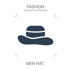 Poster - men hat icon