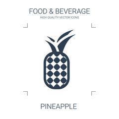 Canvas Print - pineapple icon