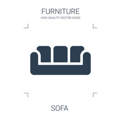 Canvas Print - sofa icon