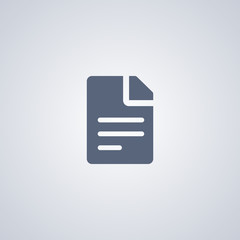 Poster - File, document, vector best flat icon