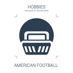 Canvas Print - american football icon