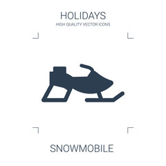 Poster - snowmobile icon