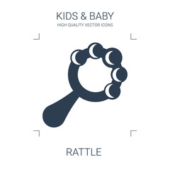 Poster - rattle icon