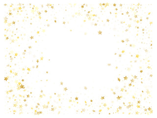 Wall Mural - magic gold sparkle texture vector star background.