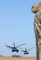 Wall Mural - Combat training of the Armed Forces of Ukraine