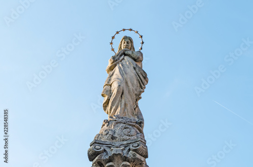 Plakat Statua Matki Boskiej