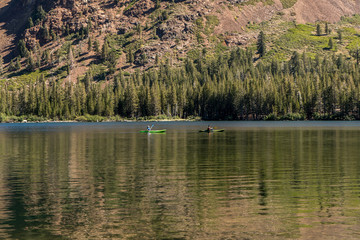 recreational day on lake