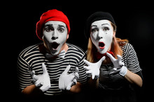 Mime On The Black Free Stock Photo - Public Domain Pictures