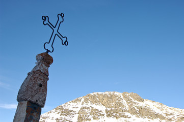 Wall Mural - Alpes France paysage montagne hiver neige