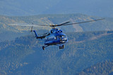 Fototapeta  - MI-8 -helicopter in action.