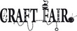 © aleutie - Decorative vector banner for a craft fair, black silhouette, no white objects, EPS 8