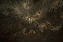 Carlsbad Caverns Stalactites And Stalagmites