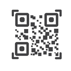 Qr code vector icon