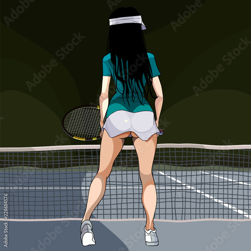 woman in sexy clothes