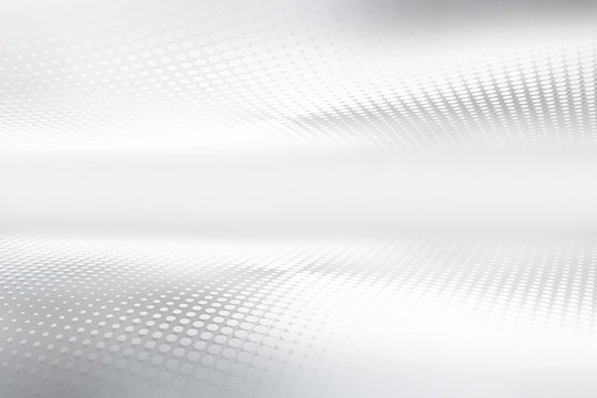 Backdrop gray and white halftone prespective interior background.