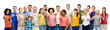 © Syda Productions - people, diversity and international concept - group of men, women and kid showing thumbs up over white background