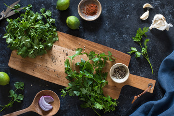 Herbs and Spices for Dinner Prep