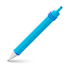 Wall Mural - Ball pen. Vector illustration on white background