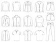 Clothes. Mens clothing vector