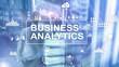 © Funtap - Business analytics concept on double exposure background.