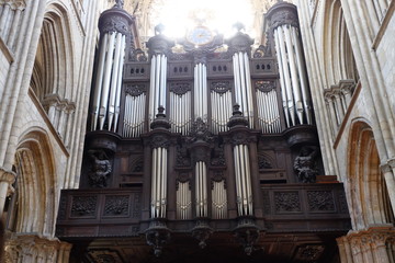 Wall Mural - Cattedrale di Rouen - Organo