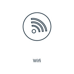 Poster - wifi icon vector