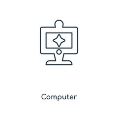 Poster - computer icon vector