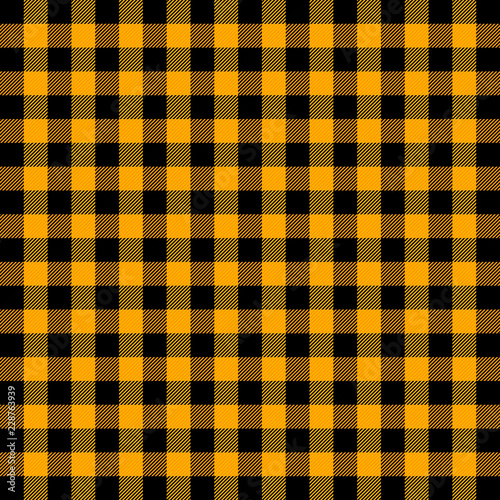 Materiał do szycia Halloween Tartan plaid. Pattern Scottish cage