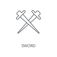 Wall Mural - sword icon