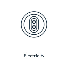 Poster - electricity icon vector
