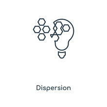 Dispersion Icon Vector