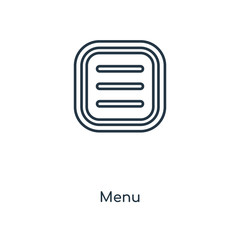 Poster - menu icon vector