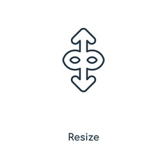 Poster - resize icon vector