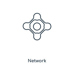 Poster - network icon vector