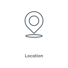 Poster - location icon vector
