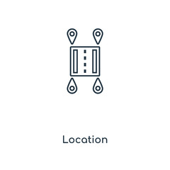 Poster - location icon vector